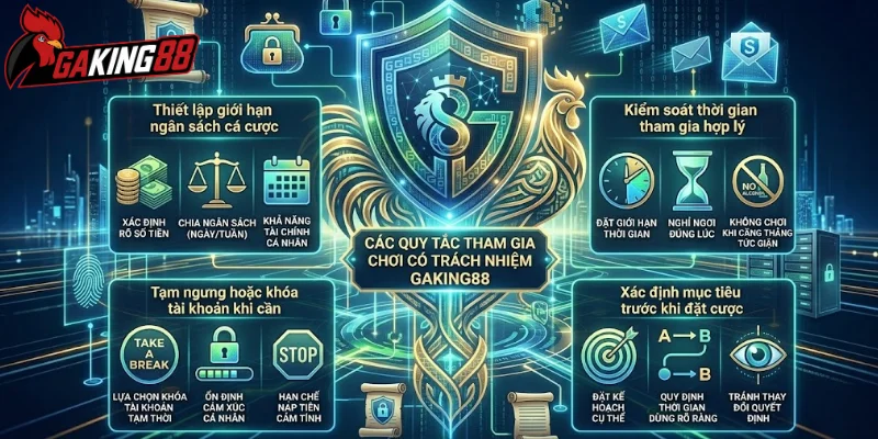 Các quy tắc tham gia chơi có trách nhiệm GAKING88