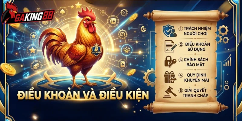 Đôi nét về điều khoản điều kiện GAKING88