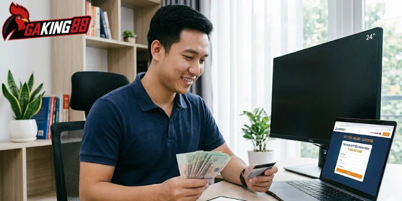 Lưu ý cần nắm khi rút tiền GAKING88