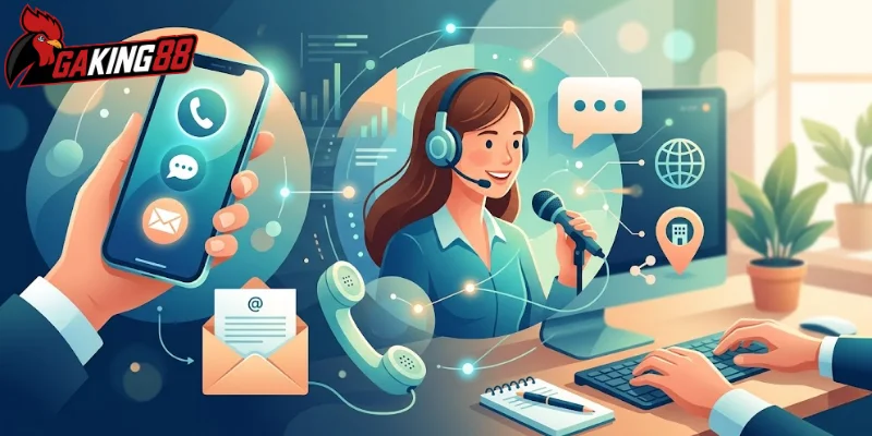 Những tình huống người chơi cần liên hệ GAKING88