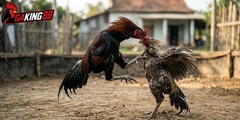 Phong cách đá thực chiến đặc trưng của gà Cao Lãnh