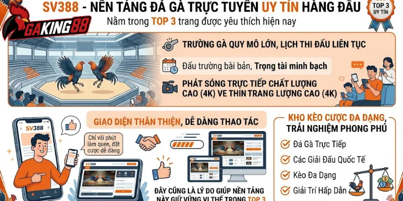 SV388 - trang đá gà trực tuyến đáng chọn
