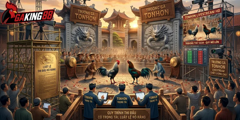 Ưu điểm nổi bật của trường gà chuyên nghiệp Tonhon